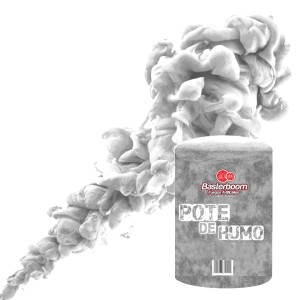 POTE DE HUMO CHICO BLANCO x 1u